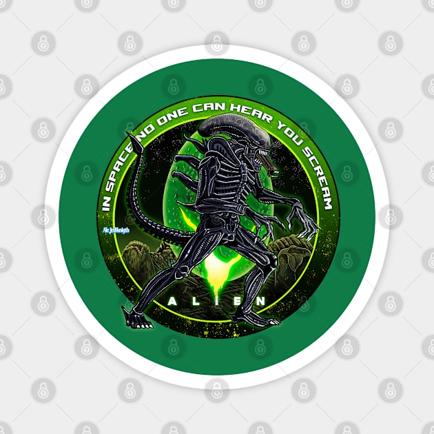 ALIEN Logo Magnet by Ale_jediknigth